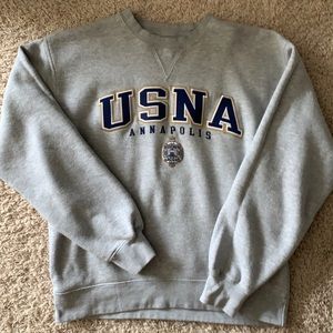 USNA Crew Neck Sweatshirt
